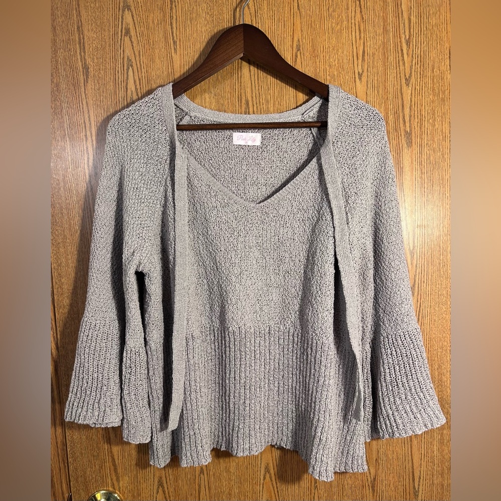 Pink Lily Sweater - Picture 1 of 6